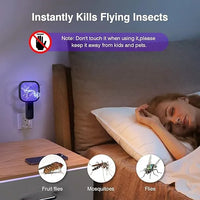 Electric Mini USB Mosquito Killer Racquet Lamp – Wireless Night Bulb & Effective Insect Catcher (Random Color)