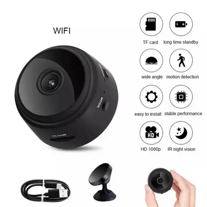 A9 Mini WiFi Camera – Rechargeable HD Security Camera ✅