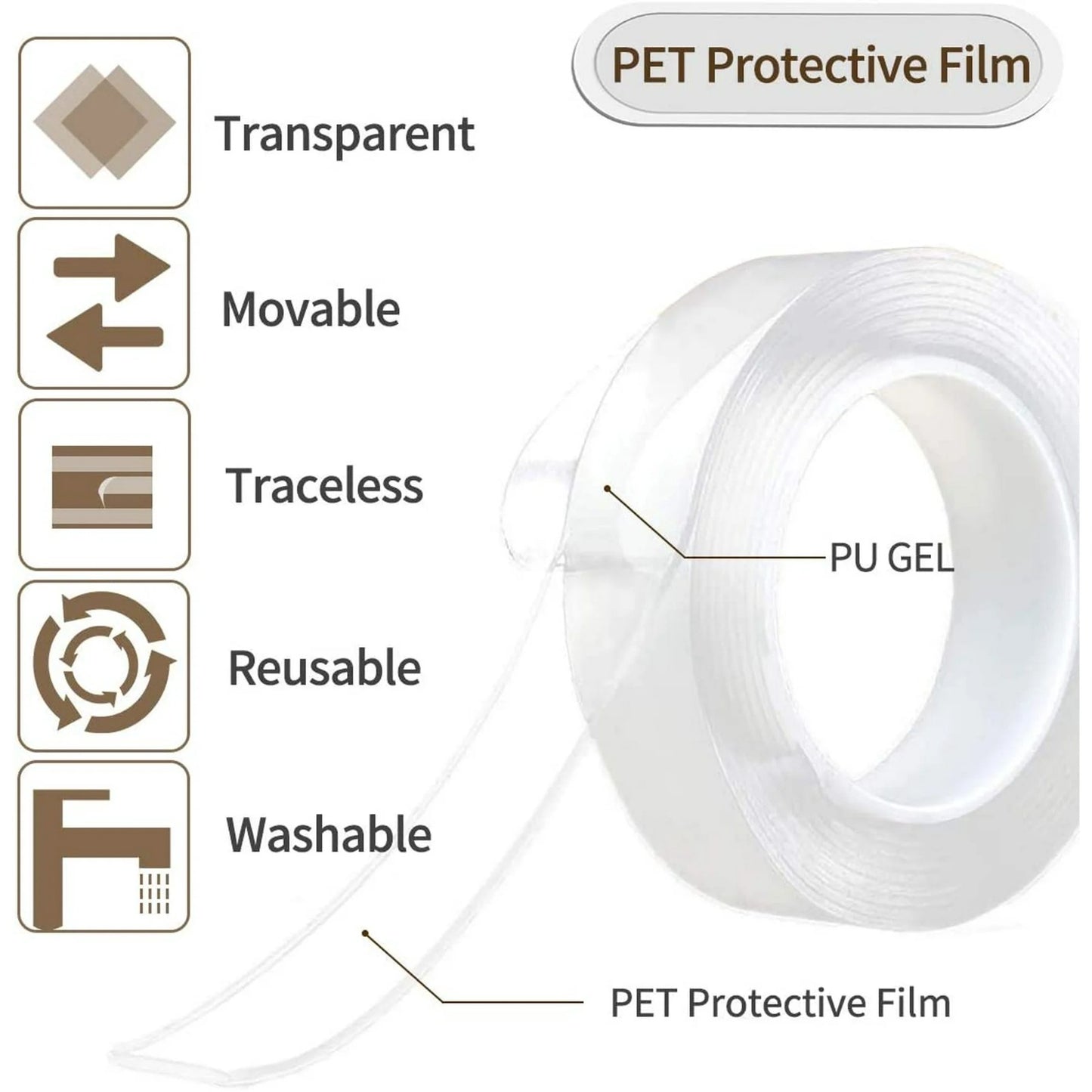 Double-Sided Strong Tape (3 meter) – Buy 1 Get 1 Free