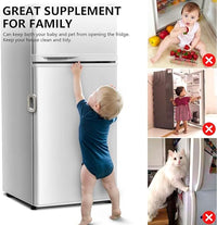 Child Safety Fridge Lock – Self Adhesive Baby Proof Lock for Refrigerator, Cabinets & Drawers | Strong, Easy Installation