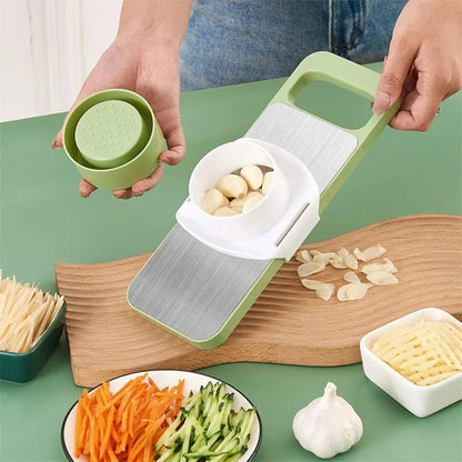 5-in-1 Stainless Steel Vegetable Cutter & Slicer