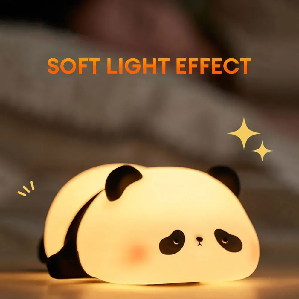Rechargeable Panda Night Lamp | Cute LED Night Light
