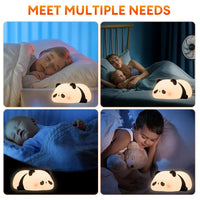 Rechargeable Panda Night Lamp | Cute LED Night Light