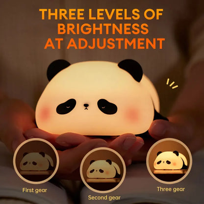 Rechargeable Panda Night Lamp | Cute LED Night Light
