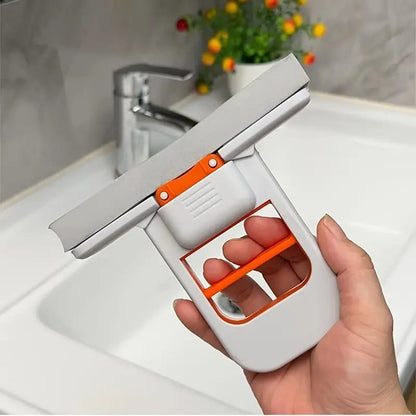 Foldable Mini Mop | Portable Self-Squeezing Wet & Dry Cleaner for Kitchen, Bathroom, Glass & Car