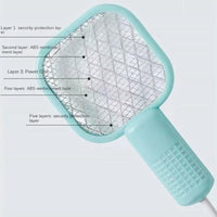 Electric Mini USB Mosquito Killer Racquet Lamp – Wireless Night Bulb & Effective Insect Catcher (Random Color)