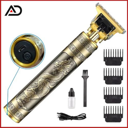 T9 Professional Hair Trimmer for Men – Rechargeable Metal Body Shaver