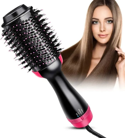 3-in-1 Hot Air Brush | Hair Dryer, Straightener & Curler