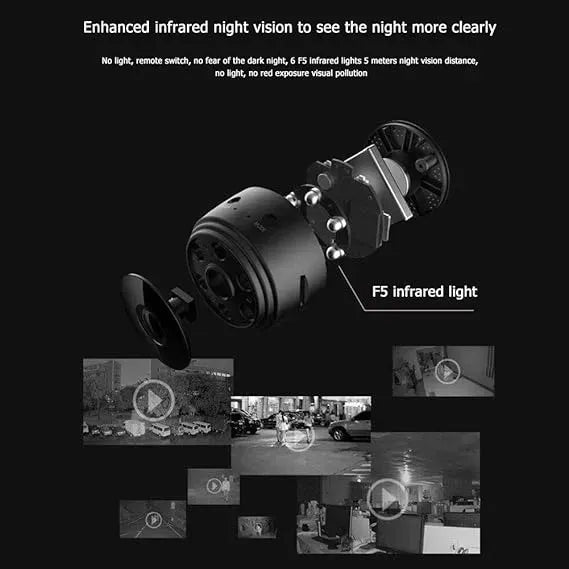 A9 Mini WiFi Camera – Rechargeable HD Security Camera ✅