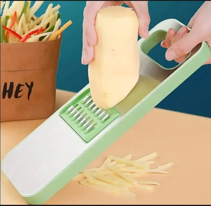 5-in-1 Stainless Steel Vegetable Cutter & Slicer