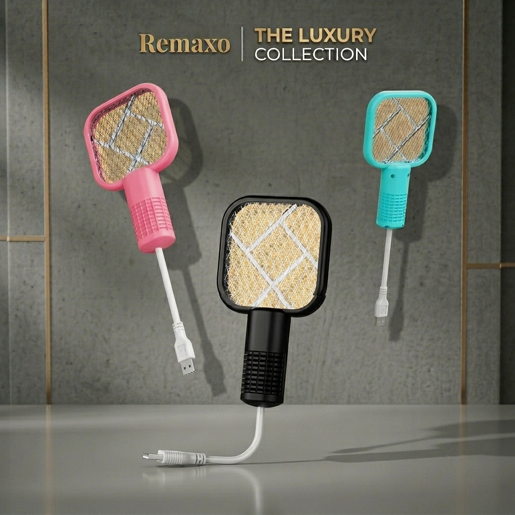 Electric Mini USB Mosquito Killer Racquet Lamp – Wireless Night Bulb & Effective Insect Catcher (Random Color)