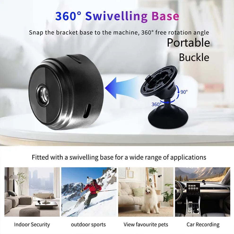 A9 Mini WiFi Camera – Rechargeable HD Security Camera ✅