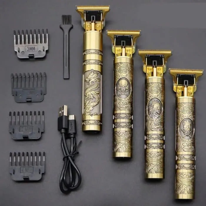 T9 Professional Hair Trimmer for Men – Rechargeable Metal Body Shaver