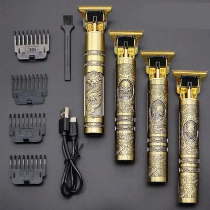 T9 Professional Hair Trimmer for Men – Rechargeable Metal Body Shaver