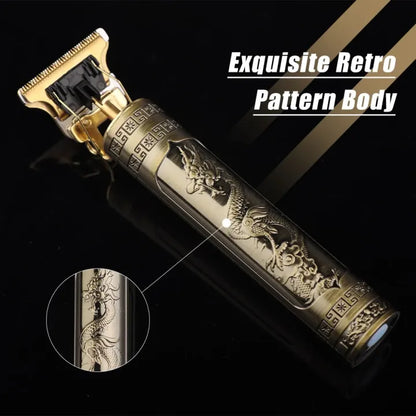 T9 Professional Hair Trimmer for Men – Rechargeable Metal Body Shaver